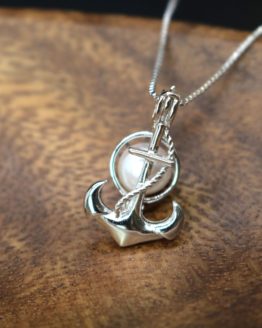 sterling silver anchor locket