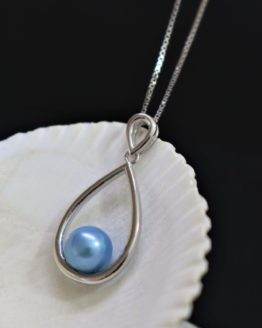 sterling silver pearl necklace