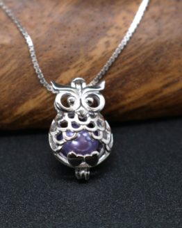 sterling silver owl locket