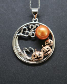 Sterling Silver Halloween Necklace