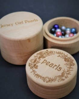 wooden pearl keepsake box