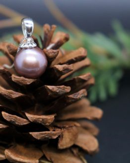 lavender edison pearl necklace